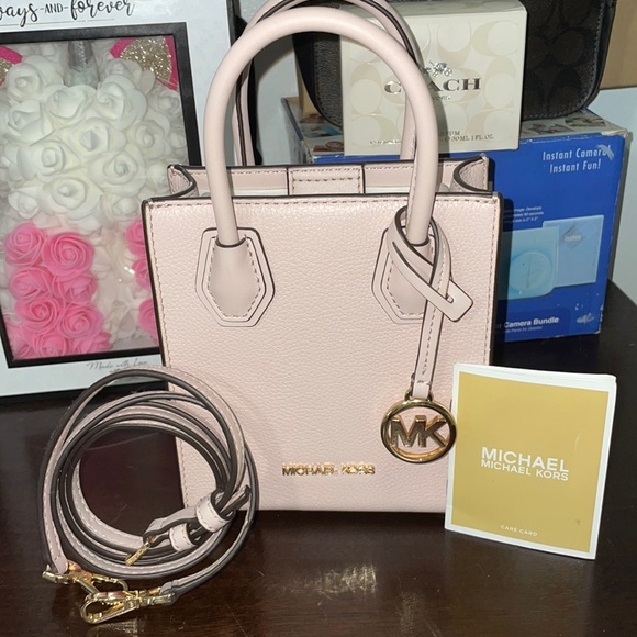 Handbags - New Michael Kors Mercer Extra small pebble, Crossbody bag